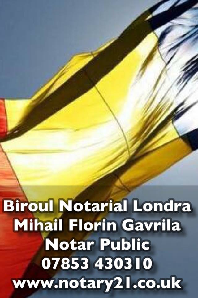 Notar Londra Mihail Florin Gavrila